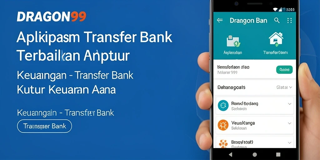 Antarmuka aplikasi Transfer Bank DRAGON99 yang modern dan mudah digunakan.