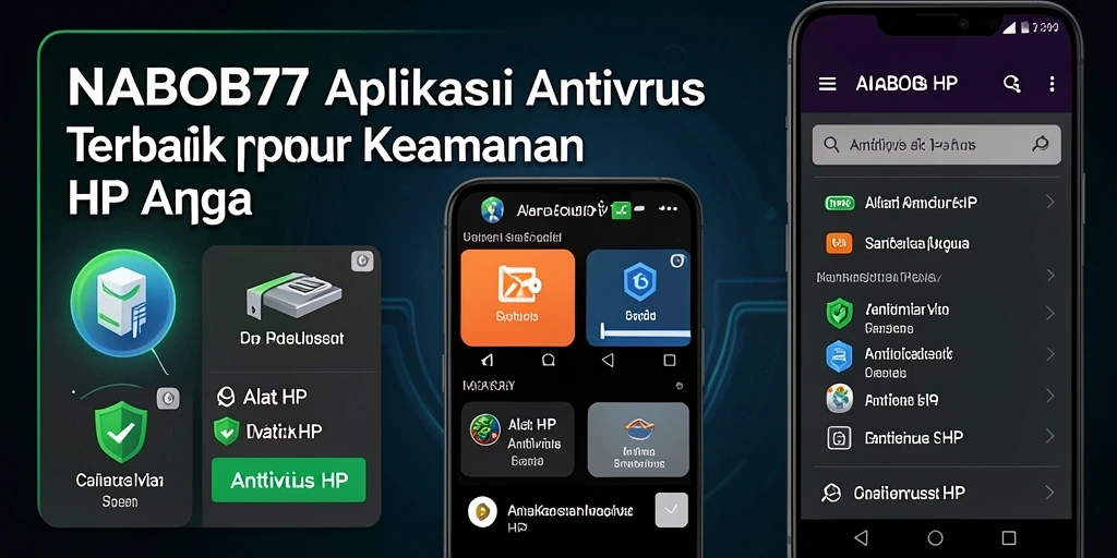 Antarmuka NABOB77 menampilkan pemindaian antivirus yang mudah dipahami.