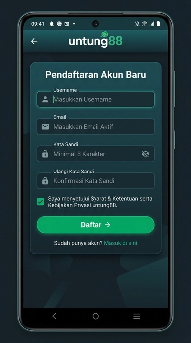 Daftar Akun Baru Untung88 Dengan Mudah