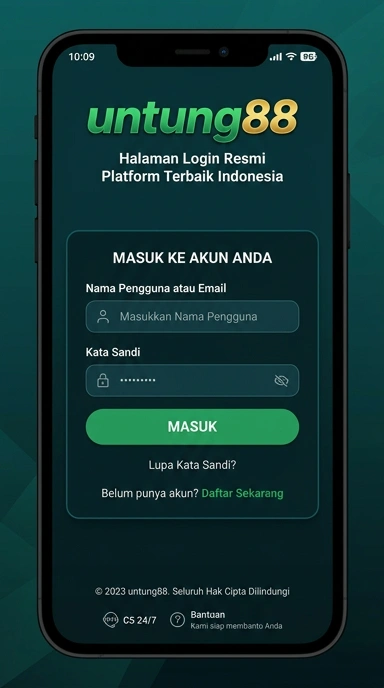 Masuk Akun untung88 Setelah Unduh APK